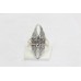 Handmade Designer Ring 925 Sterling Silver Black Marcasite Stones P 472